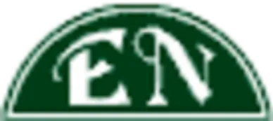A green and white logo of the letter e.
