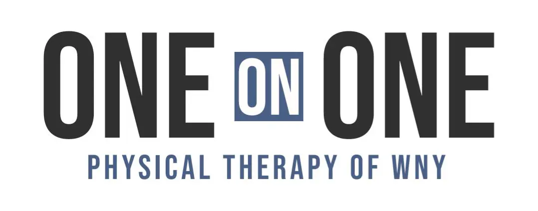 A logo for one on one physical therapy of new york.